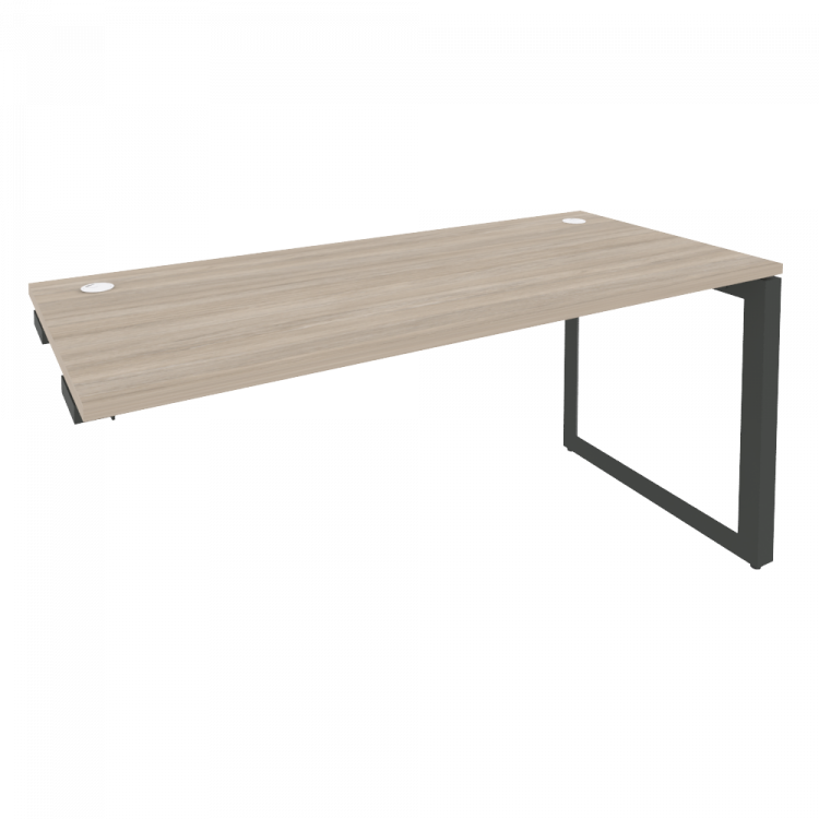 Onix Стол-приставка на О-образном м/к к опорным элементам O.MO-SPR-4.7 Дуб Аттик/Металл Антрацит 158