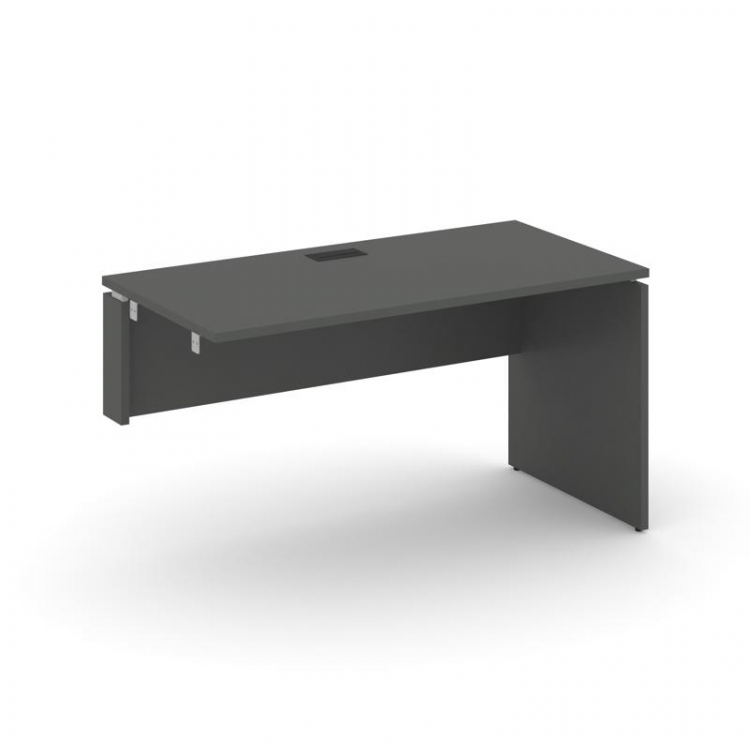 Style Project Стол-приставка к опор. элем. SN-D.OPRS-023(L) Антрацит/Черная Заглушка 1380*800*750
