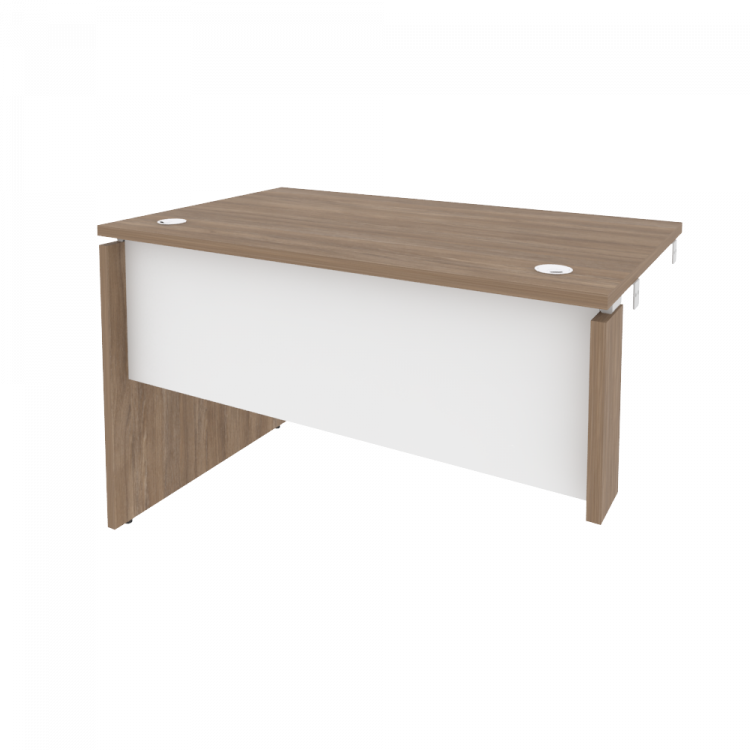 Onix Стол-приставка левый к опорным элементам O.SPR-2.7 (L) Дуб Аризона/Белый Бриллиант 1180*720*750