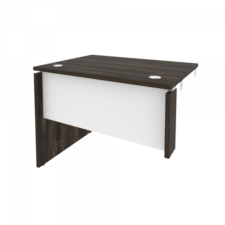 Onix Стол-приставка левый к опорным элементам O.SPR-1.7 (L) Дуб Мали/Белый Бриллиант 980*720*750