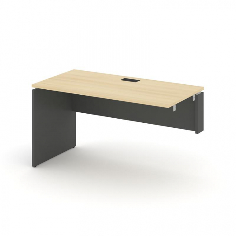 Style Project Стол-приставка к опор. элем. SN-D.OPRS-001(R) Акация Лорка/Антрацит/Черная Заглушка 98