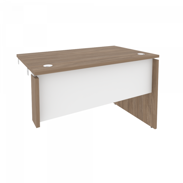 Onix Стол-приставка правый к опорным элементам O.SPR-2.7 (R) Дуб Аризона/Белый Бриллиант 1180*720*75