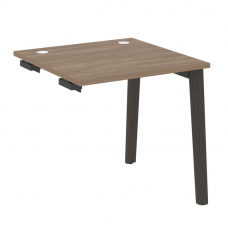 Onix Wood Стол-приставка OW.SPR-0.8 Дуб Аризона/Дуб Темный/Металл Антрацит 780*800*750