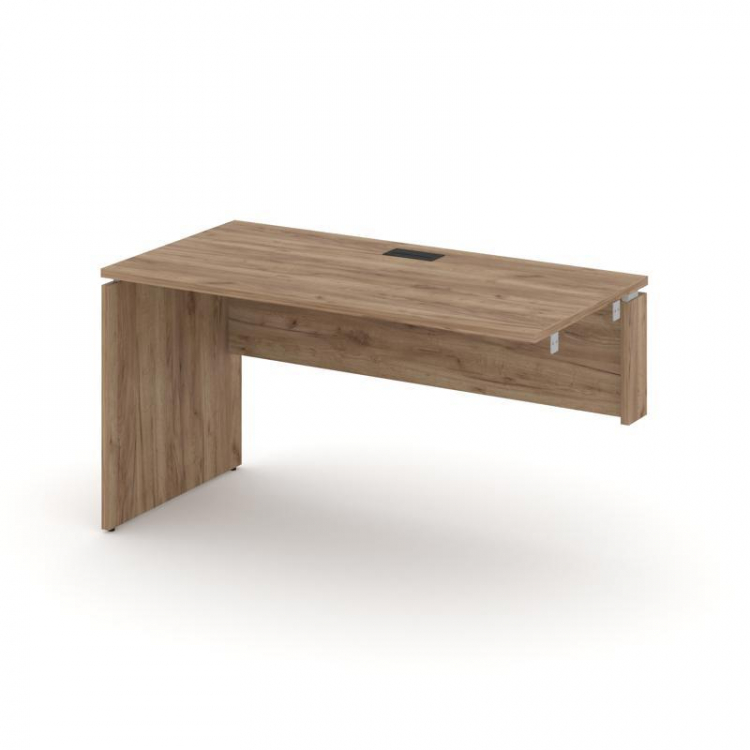 Style Project Стол-приставка к опор. элем. SN-D.OPRS-024(R) Дуб Табак/Черная Заглушка 1580*800*750