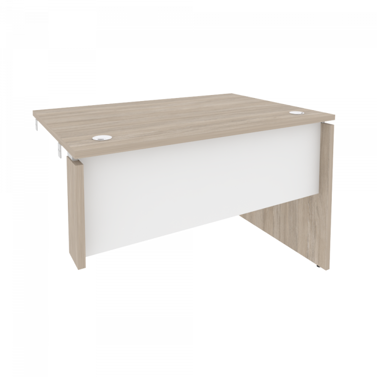 Onix Стол-приставка правый к опорным элементам O.SPR-2.8 (R) Дуб Аттик/Белый Бриллиант 1180*800*750