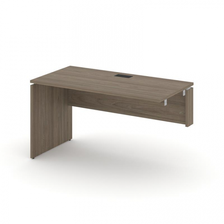 Style Project Стол-приставка к опор. элем. SN-D.OPRS-013(R) Вяз Благородный/Черная Заглушка 1380*700