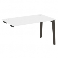 Onix Wood Стол-приставка OW.SPR-3.8 Белый Бриллиант/Дуб Темный/Металл Антрацит 1380*800*750