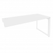 Onix Стол-приставка на О-образном м/к к опорным элементам O.MO-SPR-4.7 Белый Бриллиант/Металл Белый