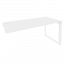Onix Стол-приставка на О-образном м/к к опорным элементам O.MO-SPR-4.7 Белый Бриллиант/Металл Белый