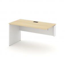 Style Project Стол-приставка к опор. элем. SN-D.OPRS-012(R) Акация Лорка/Белый/Черная Заглушка 1180*