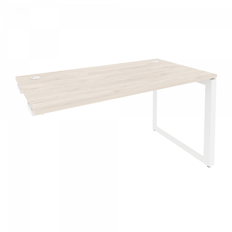 Onix Стол-приставка на О-образном м/к к опорным элементам O.MO-SPR-3.7 Денвер Светлый/Металл Белый 1