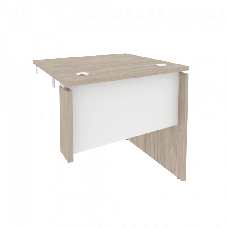 Onix Стол-приставка правый к опорным элементам O.SPR-0.7 (R) Дуб Аттик/Белый Бриллиант 780*720*750