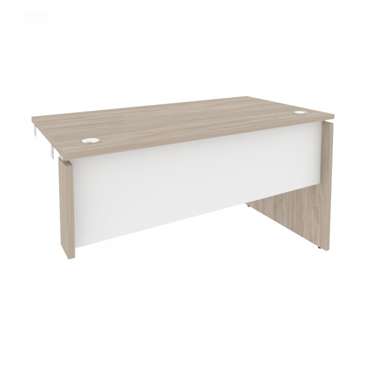 Onix Стол-приставка правый к опорным элементам O.SPR-3.7 (R) Дуб Аттик/Белый Бриллиант 1380*720*750