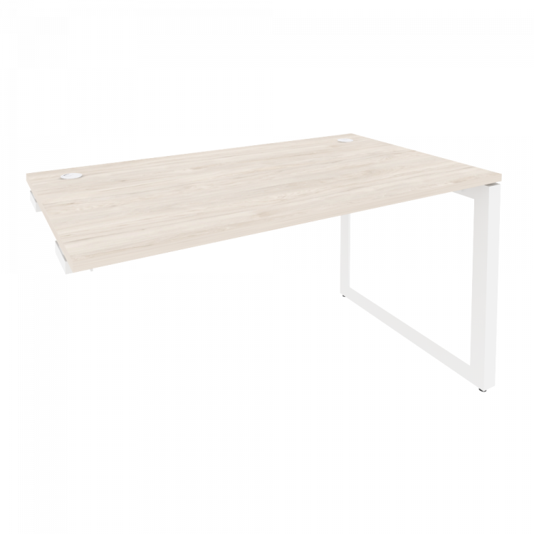 Onix Стол-приставка на О-образном м/к к опорным элементам O.MO-SPR-3.8 Денвер Светлый/Металл Белый 1