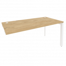 Onix Стол-приставка на П-образном м/к к опорным элементам O.MP-SPR-4.8 Тиквуд Светлый/Металл Белый 1
