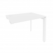 Onix Стол-приставка на П-образном м/к к опорным элементам O.MP-SPR-1.7 Белый Бриллиант/Металл Белый
