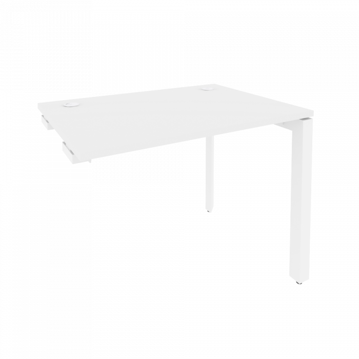 Onix Стол-приставка на П-образном м/к к опорным элементам O.MP-SPR-1.7 Белый Бриллиант/Металл Белый
