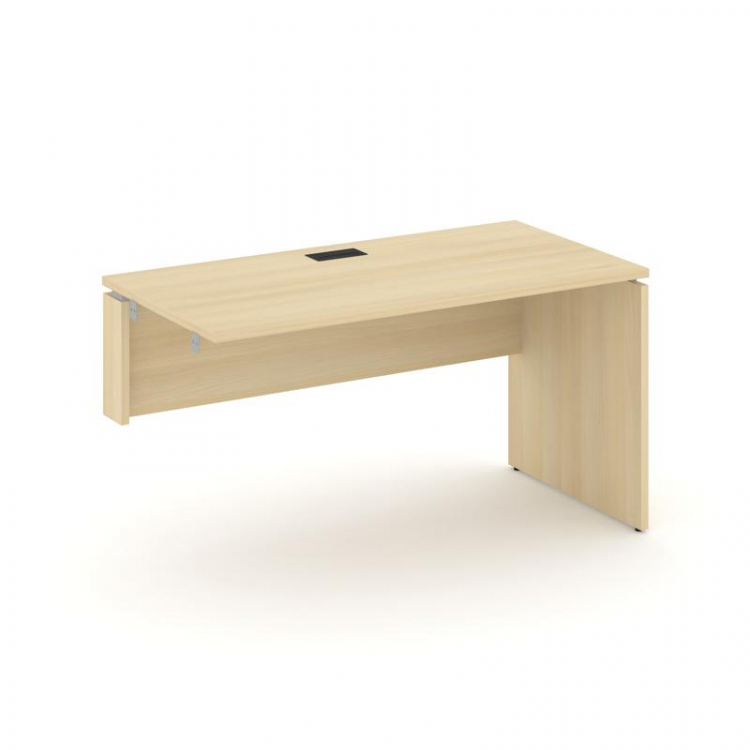 Style Project Стол-приставка к опор. элем. SN-D.OPRS-004(L) Акация Лорка/Черная Заглушка 1580*600*75