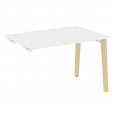 Onix Wood Стол-приставка OW.SPR-2.8 Белый Бриллиант/Дуб Светлый/Металл Белый 1180*800*750