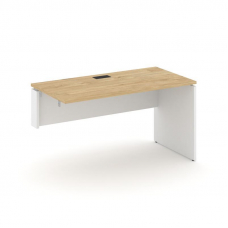 Style Project Стол-приставка к опор. элем. SN-D.OPRS-004(L) Тиквуд Светлый/Белый/Черная Заглушка 158