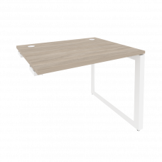 Onix Стол-приставка на О-образном м/к к опорным элементам O.MO-SPR-1.8 Дуб Аттик/Металл Белый 980*80