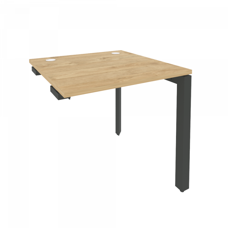 Onix Стол-приставка на П-образном м/к к опорным элементам O.MP-SPR-0.8 Тиквуд Светлый/Металл Антраци