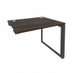 Onix Стол-приставка на О-образном м/к к опорным элементам O.MO-SPR-1.8 Дуб Мали/Металл Антрацит 980*