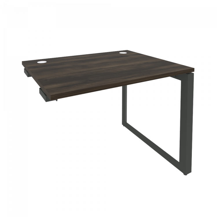 Onix Стол-приставка на О-образном м/к к опорным элементам O.MO-SPR-1.8 Дуб Мали/Металл Антрацит 980*