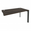 Onix Стол-приставка на П-образном м/к к опорным элементам O.MP-SPR-3.8 Дуб Мали/Металл Антрацит 1380