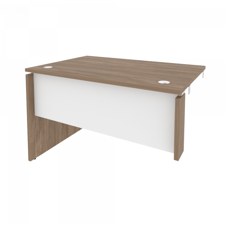 Onix Стол-приставка левый к опорным элементам O.SPR-2.8 (L) Дуб Аризона/Белый Бриллиант 1180*800*750