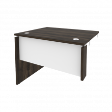 Onix Стол-приставка левый к опорным элементам O.SPR-1.8 (L) Дуб Мали/Белый Бриллиант 980*800*750