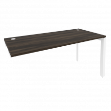 Onix Стол-приставка на П-образном м/к к опорным элементам O.MP-SPR-4.7 Дуб Мали/Металл Белый 1580*72