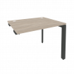 Onix Стол-приставка на П-образном м/к к опорным элементам O.MP-SPR-1.8 Дуб Аттик/Металл Антрацит 980