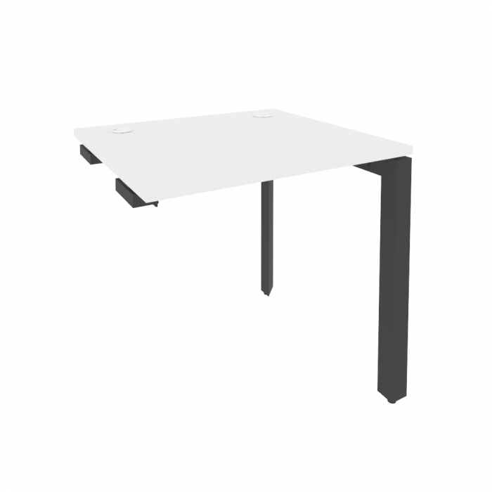 Onix Стол-приставка на П-образном м/к к опорным элементам O.MP-SPR-0.7 Белый Бриллиант/Металл Антрац