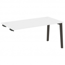 Onix Wood Стол-приставка OW.SPR-4.8 Белый Бриллиант/Дуб Темный/Металл Антрацит 1580*800*750