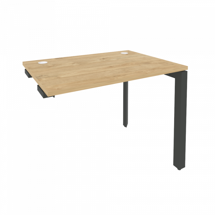 Onix Стол-приставка на П-образном м/к к опорным элементам O.MP-SPR-1.7 Тиквуд Светлый/Металл Антраци