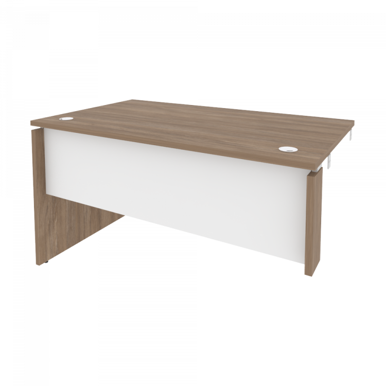 Onix Стол-приставка левый к опорным элементам O.SPR-3.8 (L) Дуб Аризона/Белый Бриллиант 1380*800*750