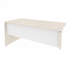 Onix Стол-приставка левый к опорным элементам O.SPR-4.7 (L) Денвер Светлый/Белый Бриллиант 1580*720*