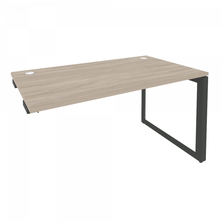 Onix Стол-приставка на О-образном м/к к опорным элементам O.MO-SPR-3.8 Дуб Аттик/Металл Антрацит 138