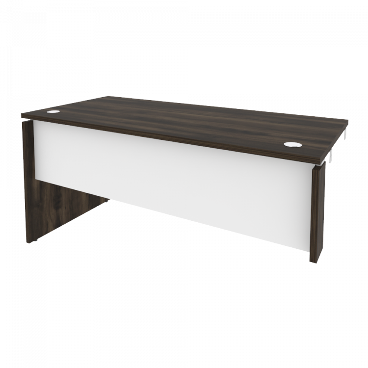 Onix Стол-приставка левый к опорным элементам O.SPR-4.7 (L) Дуб Мали/Белый Бриллиант 1580*720*750