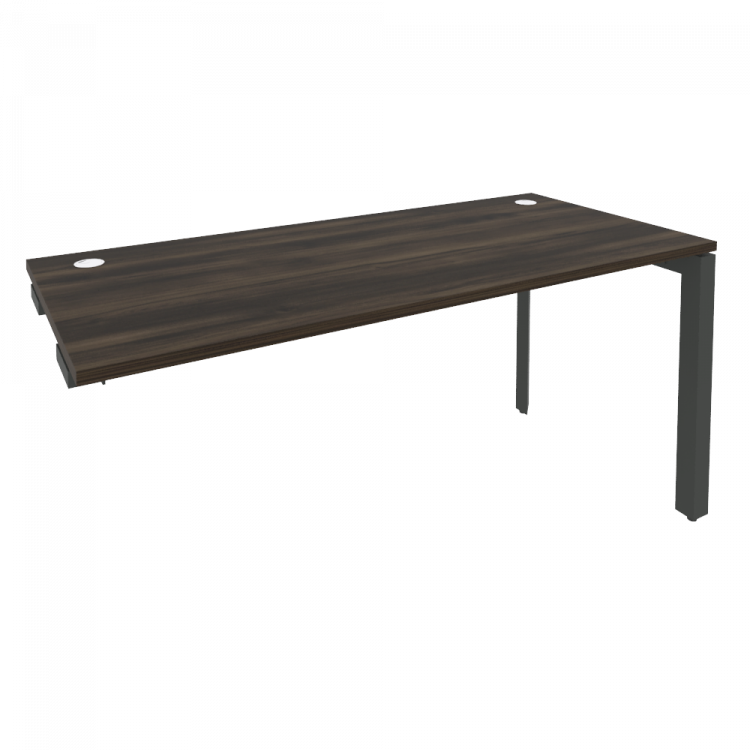 Onix Стол-приставка на П-образном м/к к опорным элементам O.MP-SPR-4.7 Дуб Мали/Металл Антрацит 1580