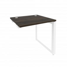 Onix Стол-приставка на О-образном м/к к опорным элементам O.MO-SPR-0.7 Дуб Мали/Металл Белый 780*720