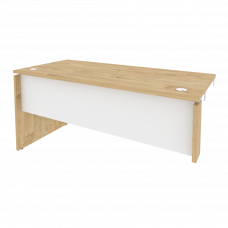 Onix Стол-приставка левый к опорным элементам O.SPR-4.7 (L) Тиквуд Светлый/Белый Бриллиант 1580*720*