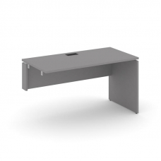 Стайл Проджект Стол приставка к опорным элементам SN-D.OPRS-021(L) Серый Пепел/Черный Заглушка 980*8