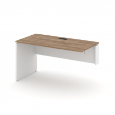 Style Project Стол-приставка к опор. элем. SN-D.OPRS-003(R) Дуб Табак/Белый/Черная Заглушка 1380*600