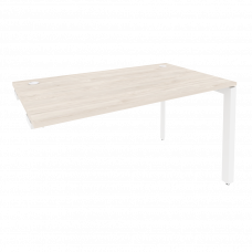 Onix Стол-приставка на П-образном м/к к опорным элементам O.MP-SPR-3.8 Денвер Светлый/Металл Белый 1