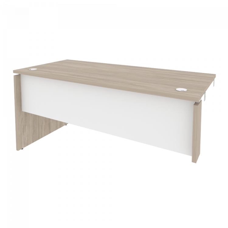 Onix Стол-приставка левый к опорным элементам O.SPR-4.7 (L) Дуб Аттик/Белый Бриллиант 1580*720*750