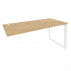 Onix Стол-приставка на О-образном м/к к опорным элементам O.MO-SPR-4.7 Тиквуд Светлый/Металл Белый 1