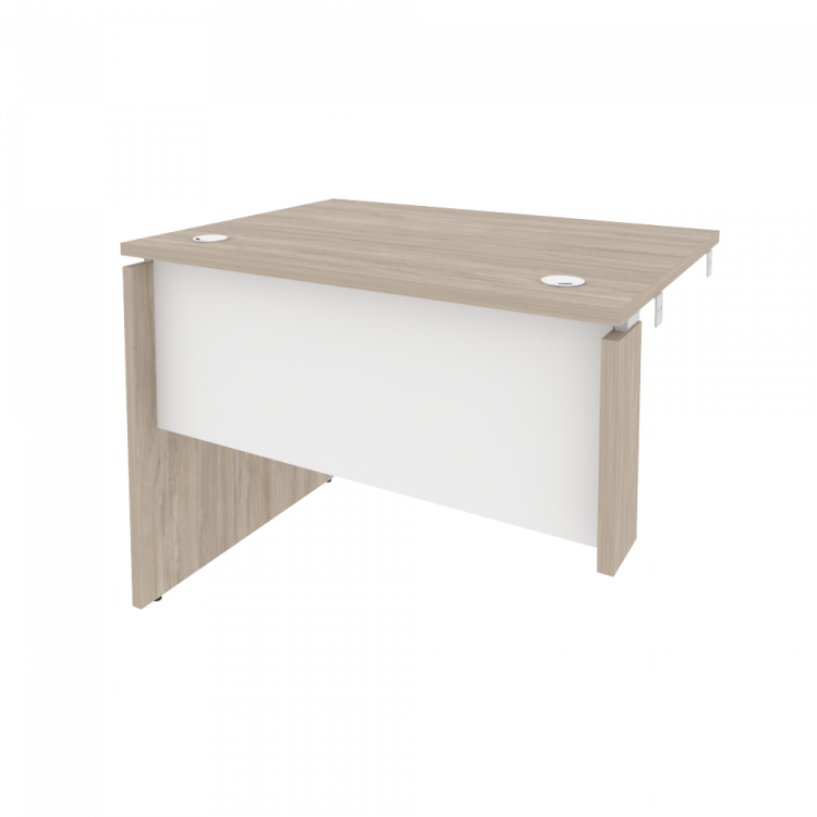 Onix Стол-приставка левый к опорным элементам O.SPR-1.7 (L) Дуб Аттик/Белый Бриллиант 980*720*750