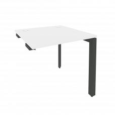 Onix Стол-приставка на П-образном м/к к опорным элементам O.MP-SPR-0.8 Белый Бриллиант/Металл Антрац